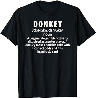 poker donkey definition.